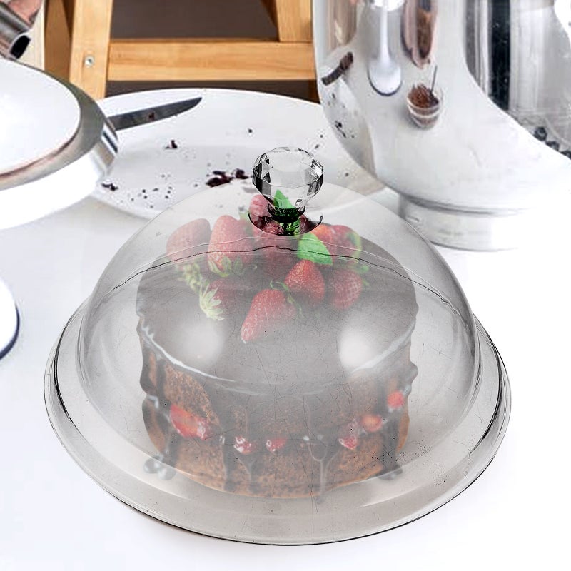 2pcs Household Dish Cover Vegetable Protector Table Cover (Transparent) - Image 5