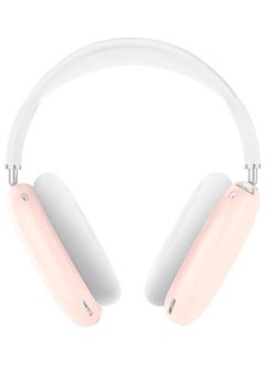 A Pair Full Coverage Anti-scratch Silicone Headphone Protective Case for AirPods Max Pink
