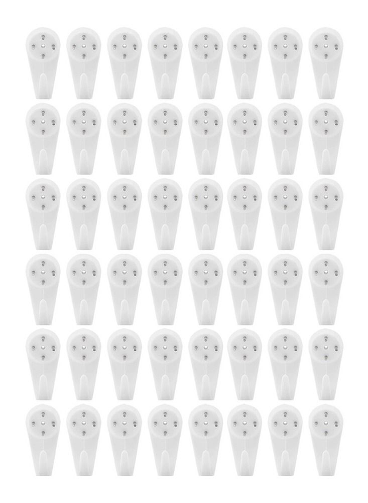 CATANES 48 Pack For Concrete Wall Hanging Hooks with Invisible Nails Small - Image 2