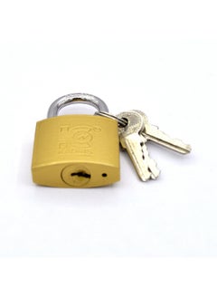 KADRIS Heavy-Duty Security Padlock HA-1427, Weather-Resistant in Solid Brass Lock 30MM - Padlock  shackle with Keys for Sheds, Storage Unit, School, Gym Locker, Fence, Toolbox, Hasp Storage  - Image 3