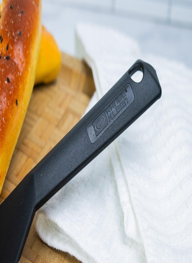 Range Kleen Black Nonstick Slotted Spatula/Turner for Crepes, Brownies, Lasagna - Image 4
