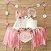 DCJHFJ Wildflower 1st High Chair Banner Birthday Party Decorations For Girl Flower One 1st Birthday Decoration - Image 3