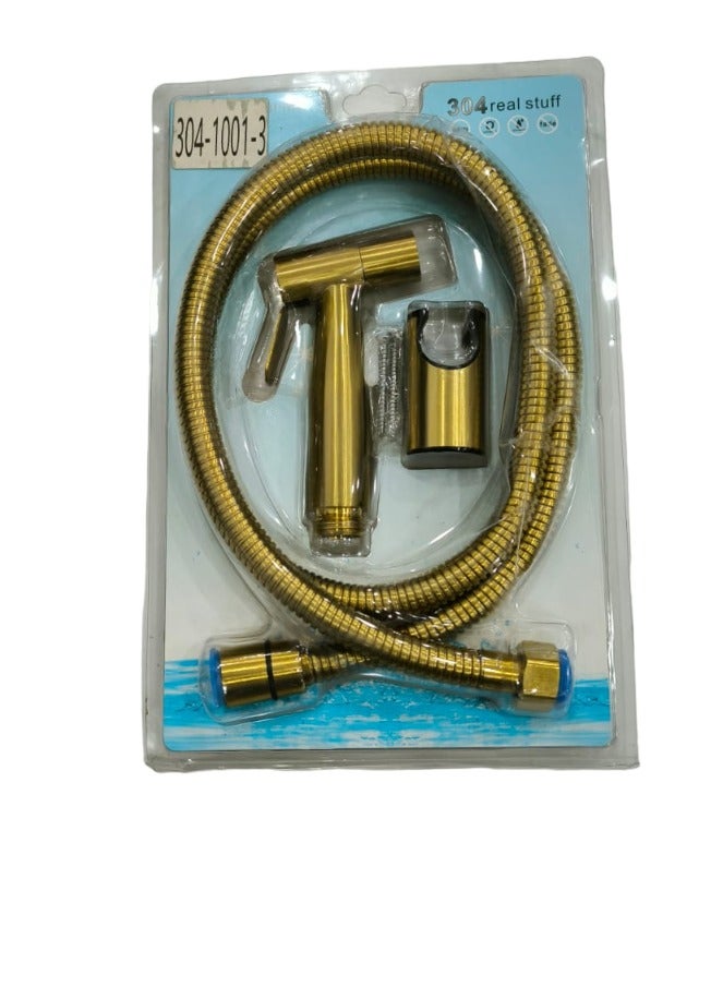 Brushed gold toilet bidet bathroom bidet sprayer toilet Sprayer Set - Image 3