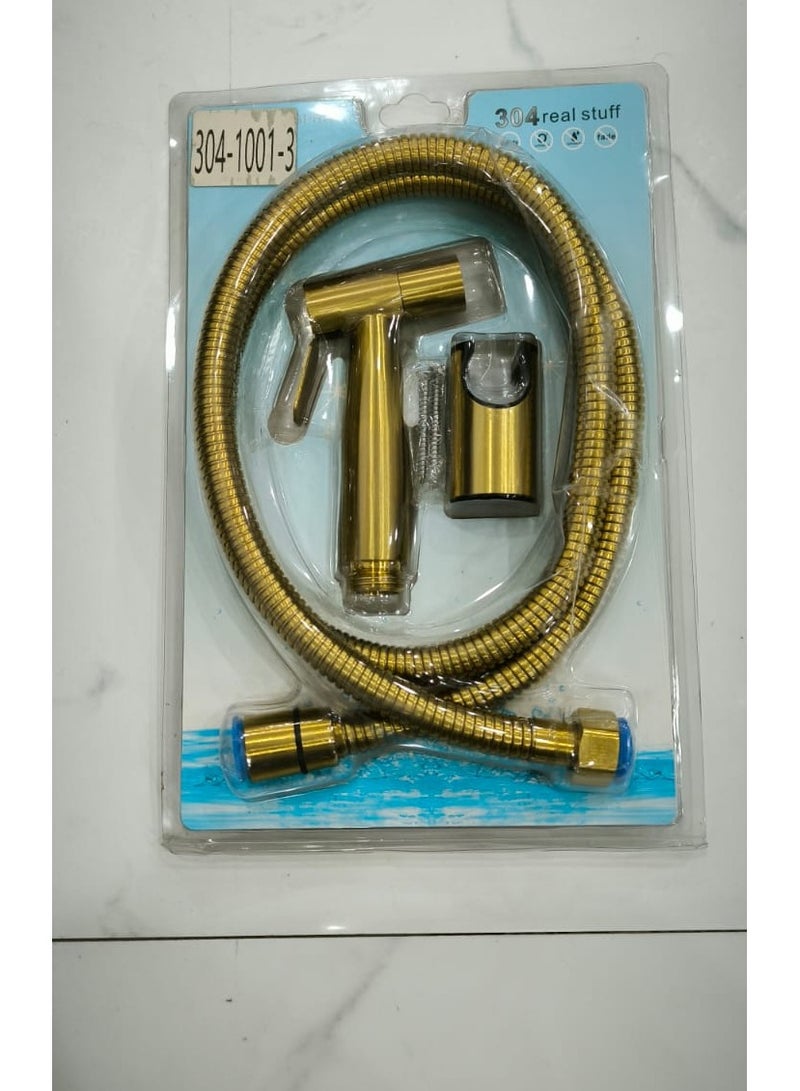 Brushed gold toilet bidet bathroom bidet sprayer toilet Sprayer Set - Image 4