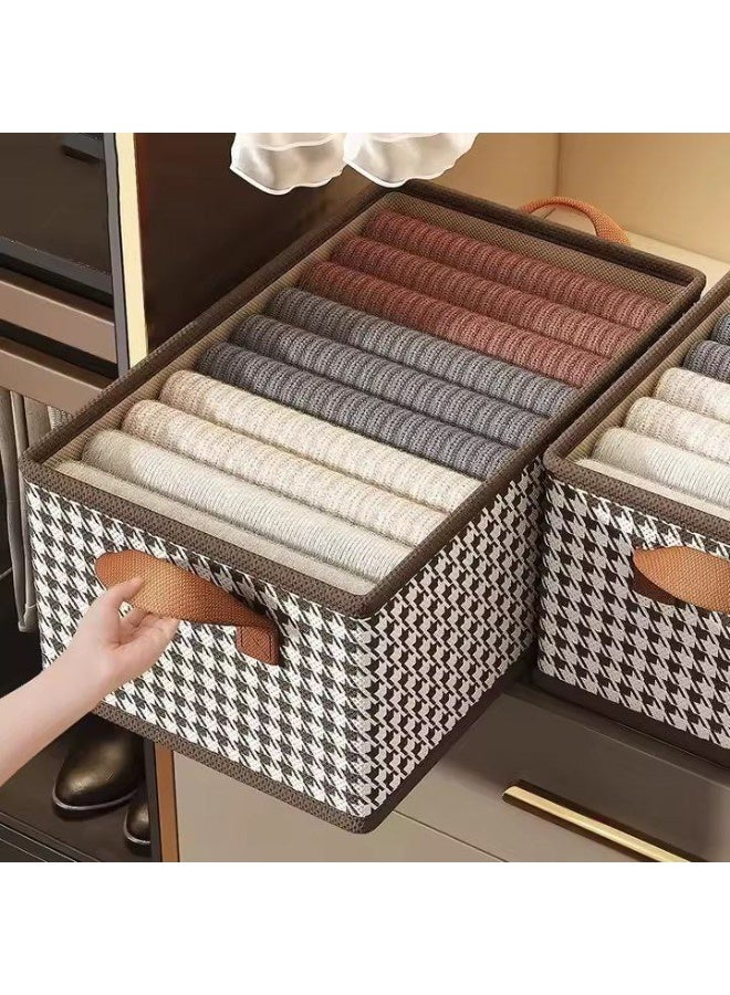 New Reusable Storage Box Original - Beware of imitations! Foldable and versatile, ideal for dressing rooms, offices, schools, and all your small storage needs. Use it to organize shirts, clothes, and pants. Large size, excellent quality and materials. Dimensions: 50 x 30 cm - Image 3