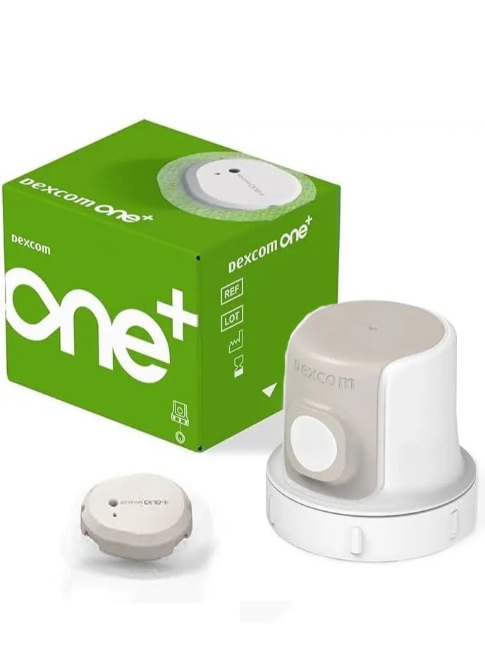 Dexcom One+ - Blood Glucose Sensor Offers Continuous Glucose Monitoring with Precision and Discretion Scan-free, Calibration-Free Measurement, Waterproof