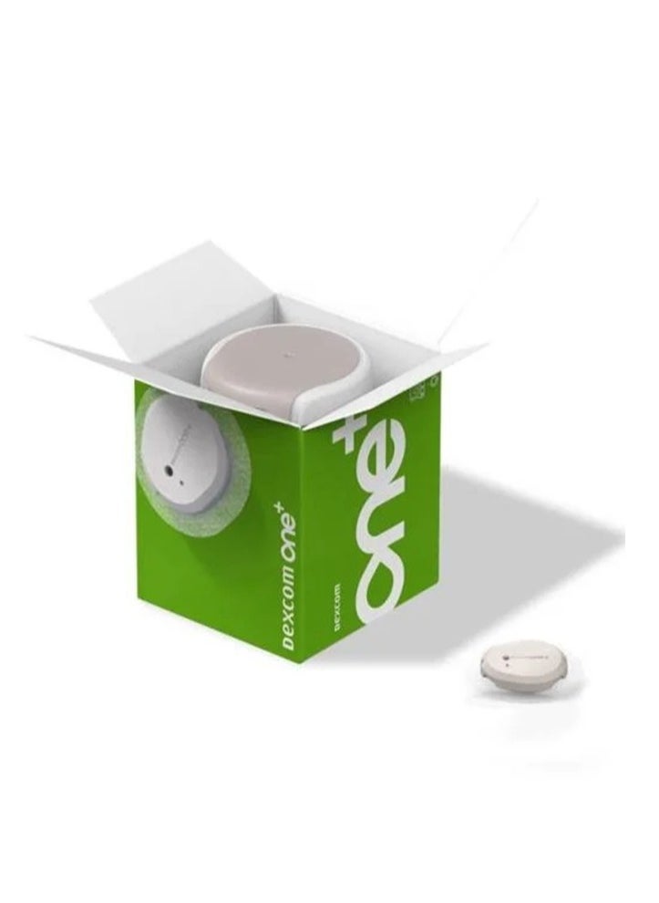Dexcom One+ - Blood Glucose Sensor Offers Continuous Glucose Monitoring with Precision and Discretion Scan-free, Calibration-Free Measurement, Waterproof