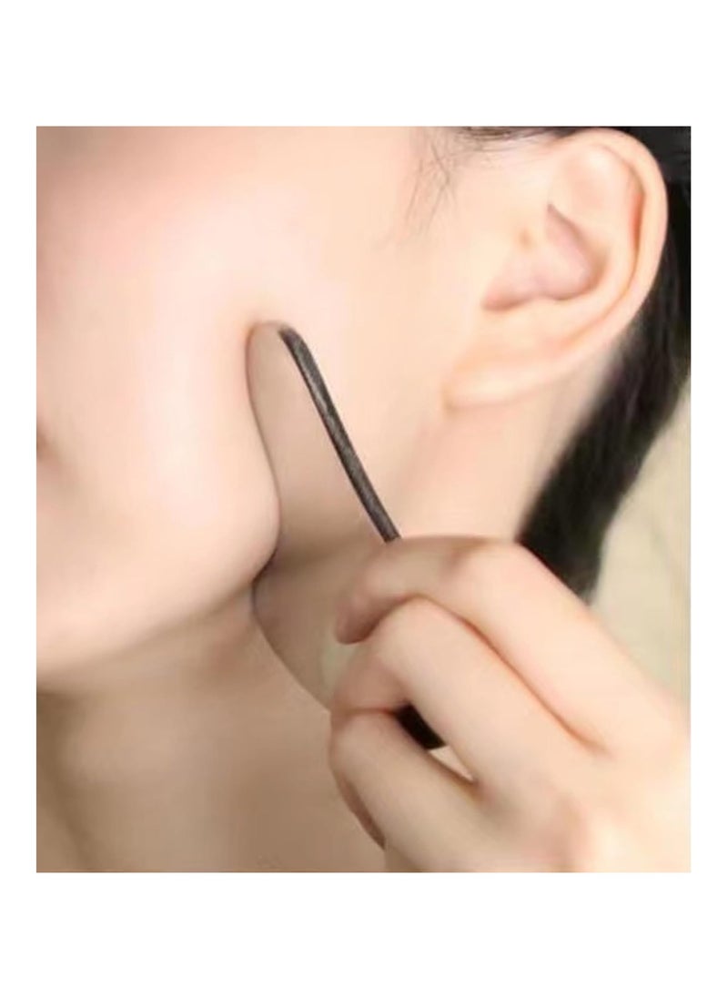 Generic - Gua Sha Tool For Face Stainless Steel Facial Tools Metal Tighten Skin Care Tools Beauty Tool For Body Eyes Neck Massager (Heart Shape) (Approx 110 Gm) - Image 1