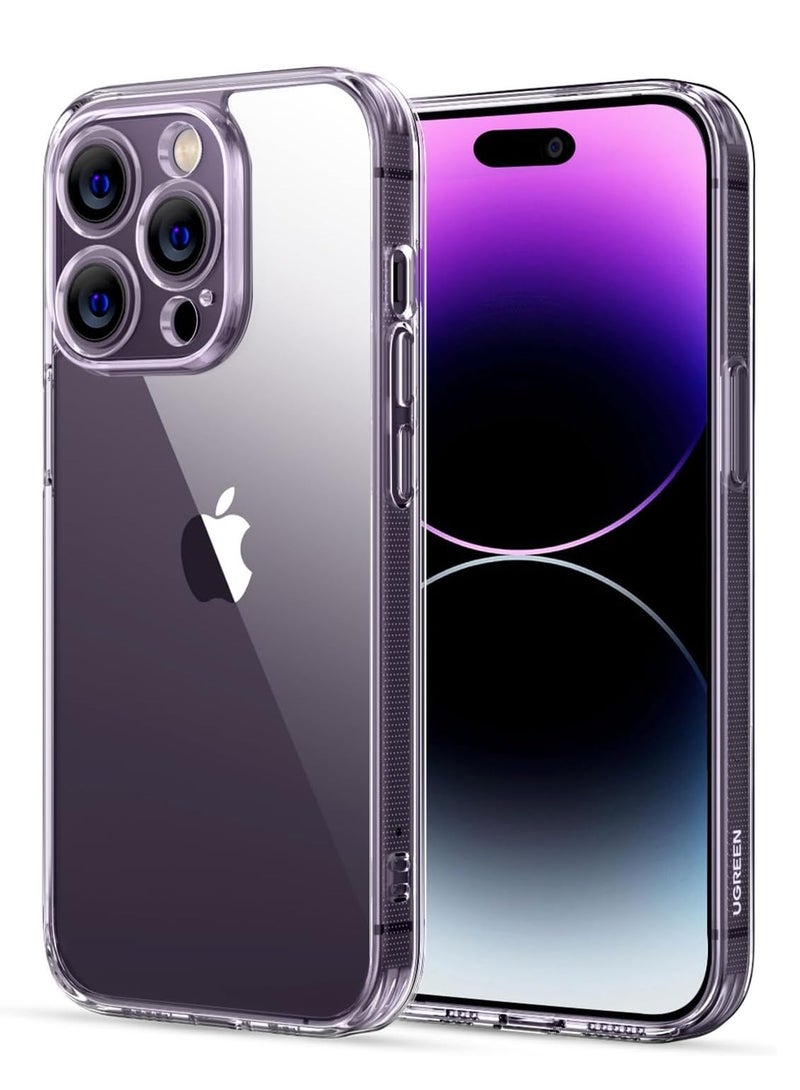 ELTRAZONE rystal Clear iPhone 14 Pro Max Case, Non-Yellowing Shockproof Protective Phone Case Slim Thin TPU Bumper Cover [Soft Anti-Scratch], 6.7 inch (Crystal Clear) - Image 1