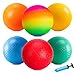EVERICH TOY Playground Balls Kickball 6 or 12 Pack 85 Dodgeballs Bouncy Kick Balls for Kids Adults Outdoor Indoor 4 Square Ball Sports School Yard Games for Boys Girls 35 58 812 with Pump - Image 4