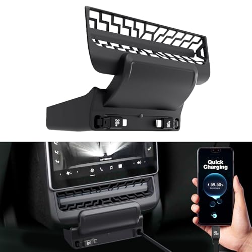 THELIFELICIOUS Retractable Center Console USB Hub for Model 3 Highland 2024 / Model Y Juniper 2025, THELIFELICIOUS Car Phone Charger Suitable for Updated Model 3/Y Accessories Fast Charging Docking Station - Image 1