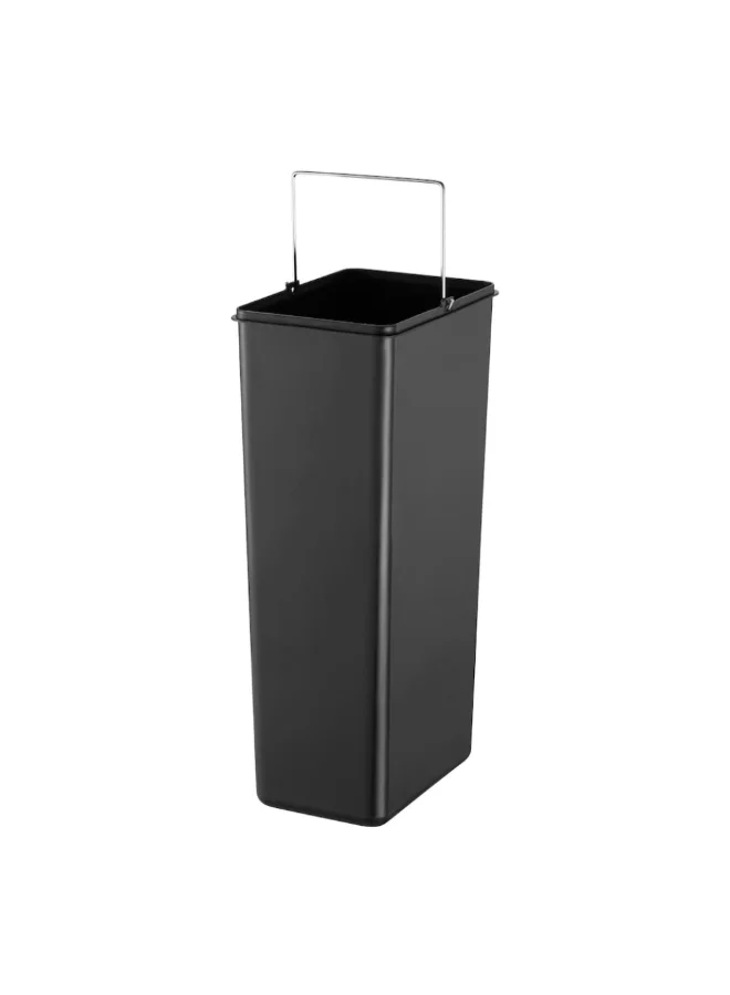 BLACK+DECKER Slimline Soft Close Recycle Pedal Bin Black 20 L 61177