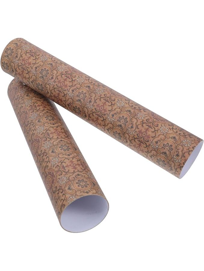 Extendable Art Tube Storage Box Floral Design Calligraphy Poster Holder Assorted Colors - Image 1