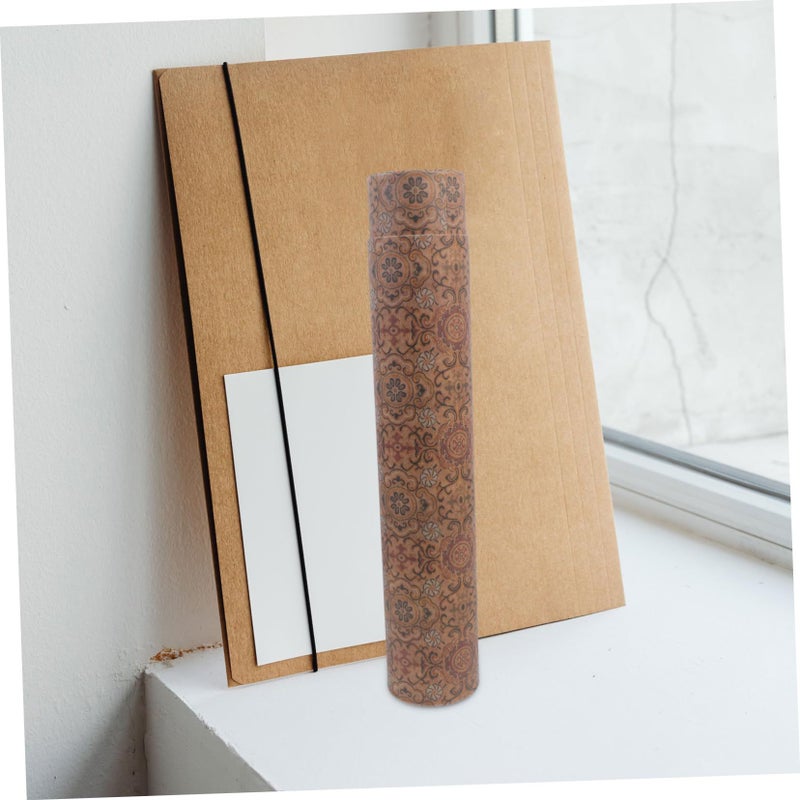 Extendable Art Tube Storage Box Floral Design Calligraphy Poster Holder Assorted Colors - Image 5
