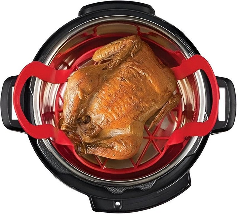 Silicone Cooking Tool - 3L Silicone Holder with Heavy-Duty Strap for Safe Handling of Cookware and Baking Equipment from Pressure Cookers (1)