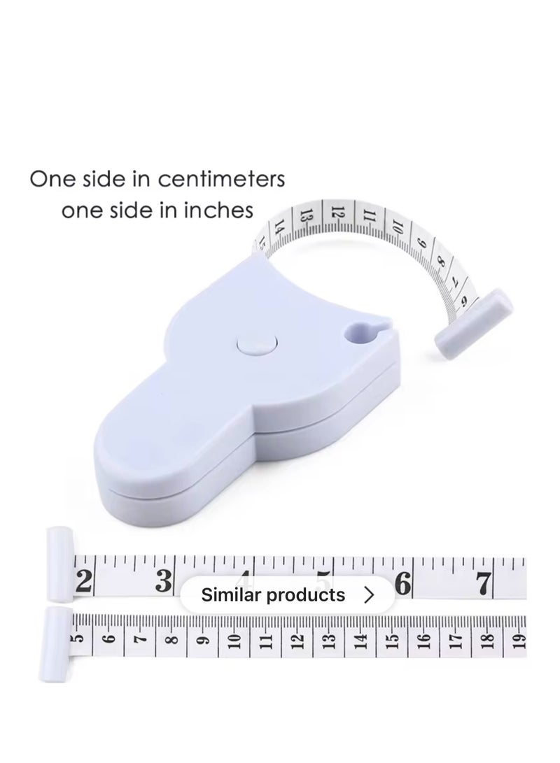Glowudz 150 cm Body Measurement Retractable Tape Self tightening Automatic Telescopic  - Image 2
