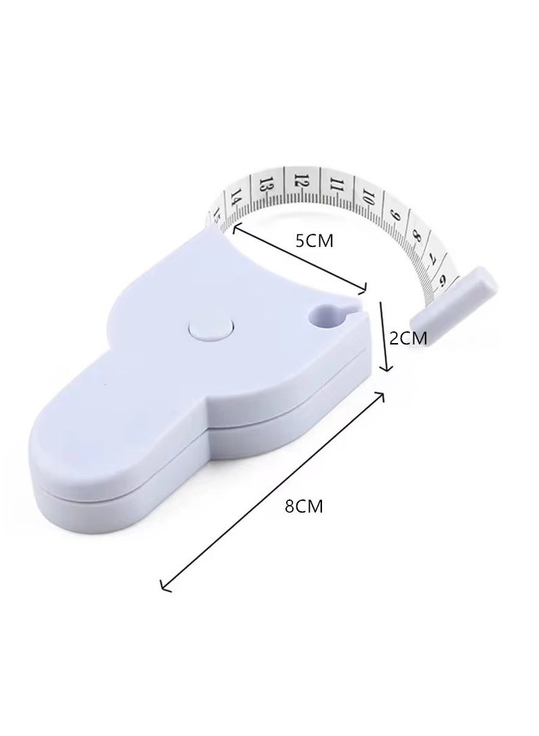 Glowudz 150 cm Body Measurement Retractable Tape Self tightening Automatic Telescopic  - Image 4