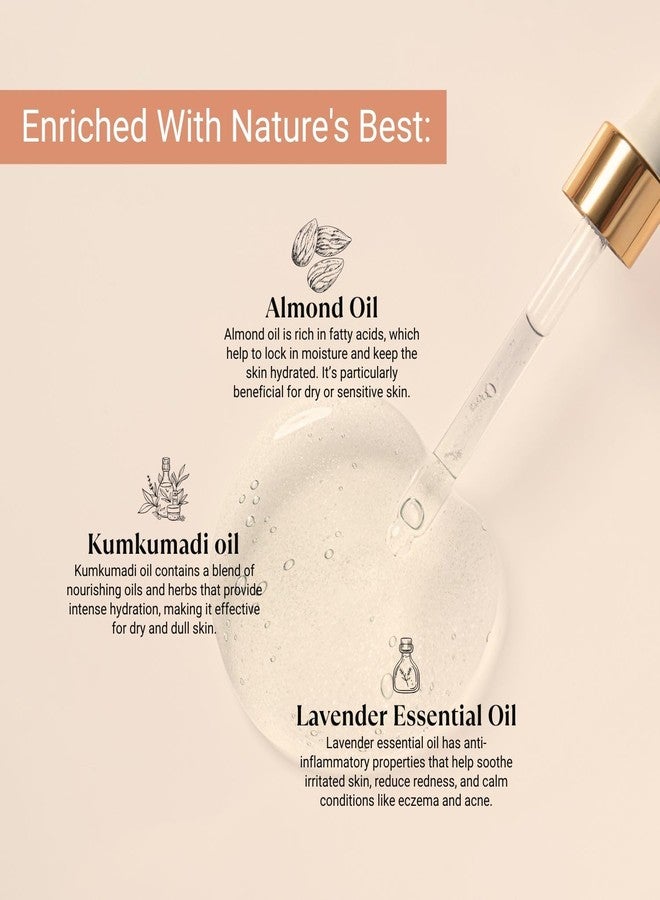 Lashika Brighten Face Serum with Kumkumadi Oil, Almond Oil & Argan Oil | Dark Spot Reduction | Anti-Aging | All Skin Types | Natural Skincare | 15ml - Image 5