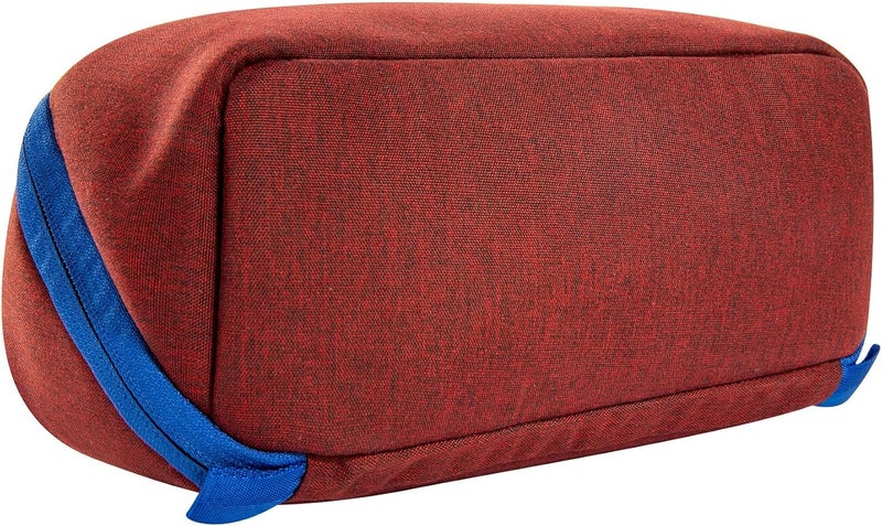 Tatonka Kulturbeutel Square Zip Pouch M (2L) - Aufklappbare Waschtasche mit 2 Reißverschluss-Netztaschen PFC/PFAS-frei - 10 x 25 x 9 cm, Tango Red, 10 x 25 x 9 cm, Hinged Wash Bag - Image 2