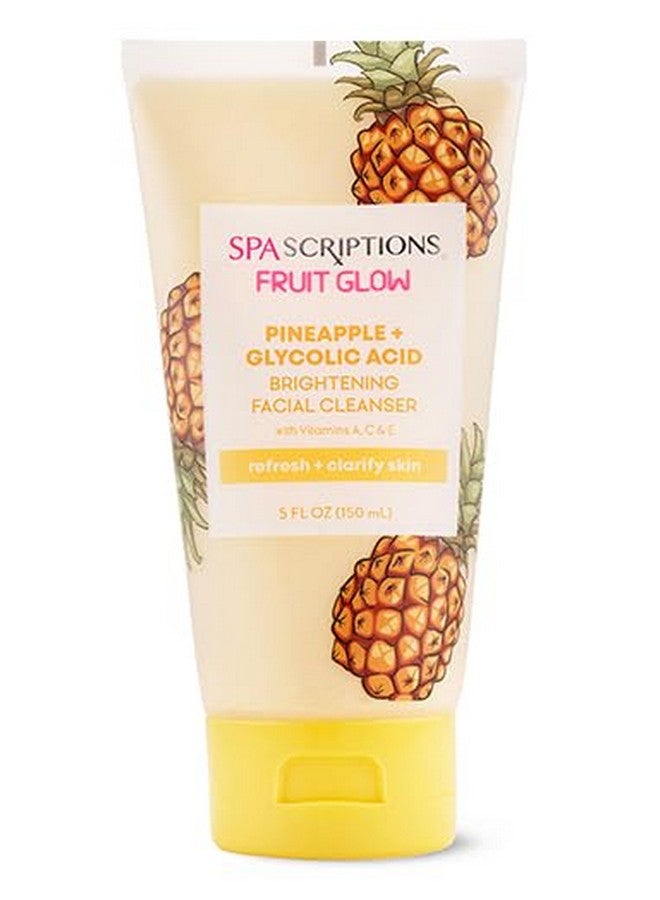spascriptions منظف وجه مضيء بالأناناس + حمض الجليكوليك مع فيتامينات A و C و E 5 أونصة سائلة - Image 1