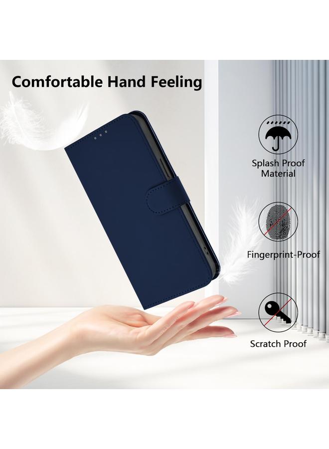 زبون جراب لهاتف Honor 400 مصنوع من الجلد بلون سادة مع حبل تعليق - Image 5