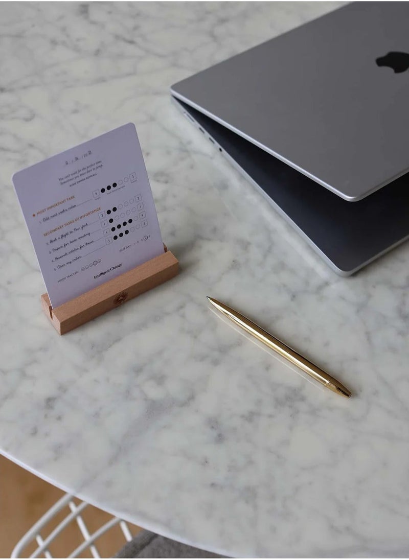 Intelligent Change Gold Pen And Task Planner - Image 1