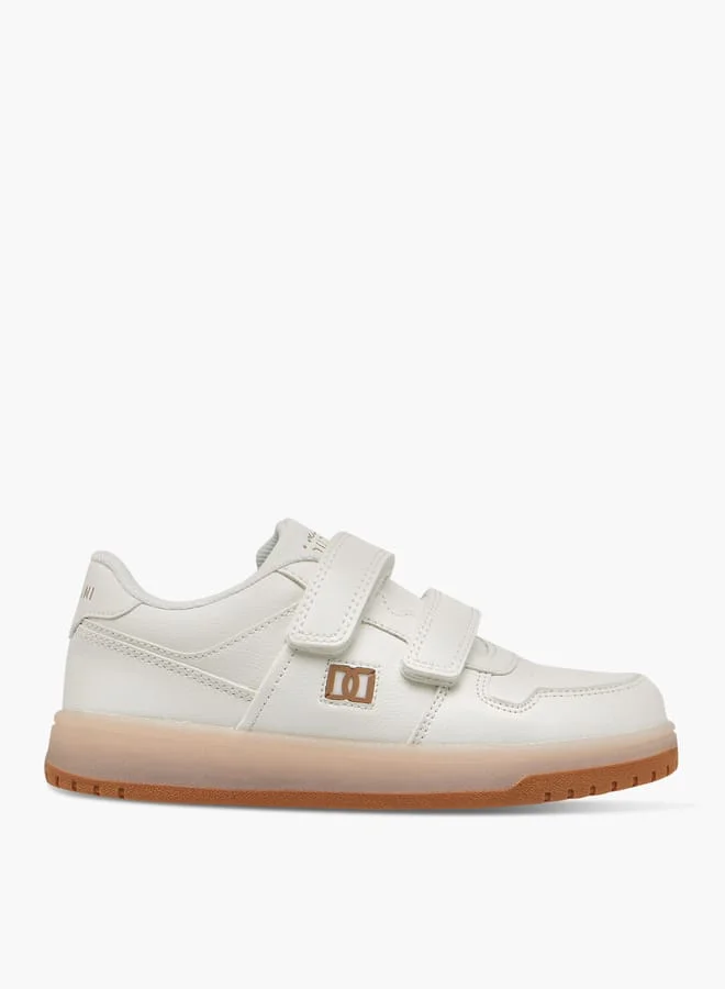 Mister Duchini Boys Panelled Sneakers with Hook and Loop Closure