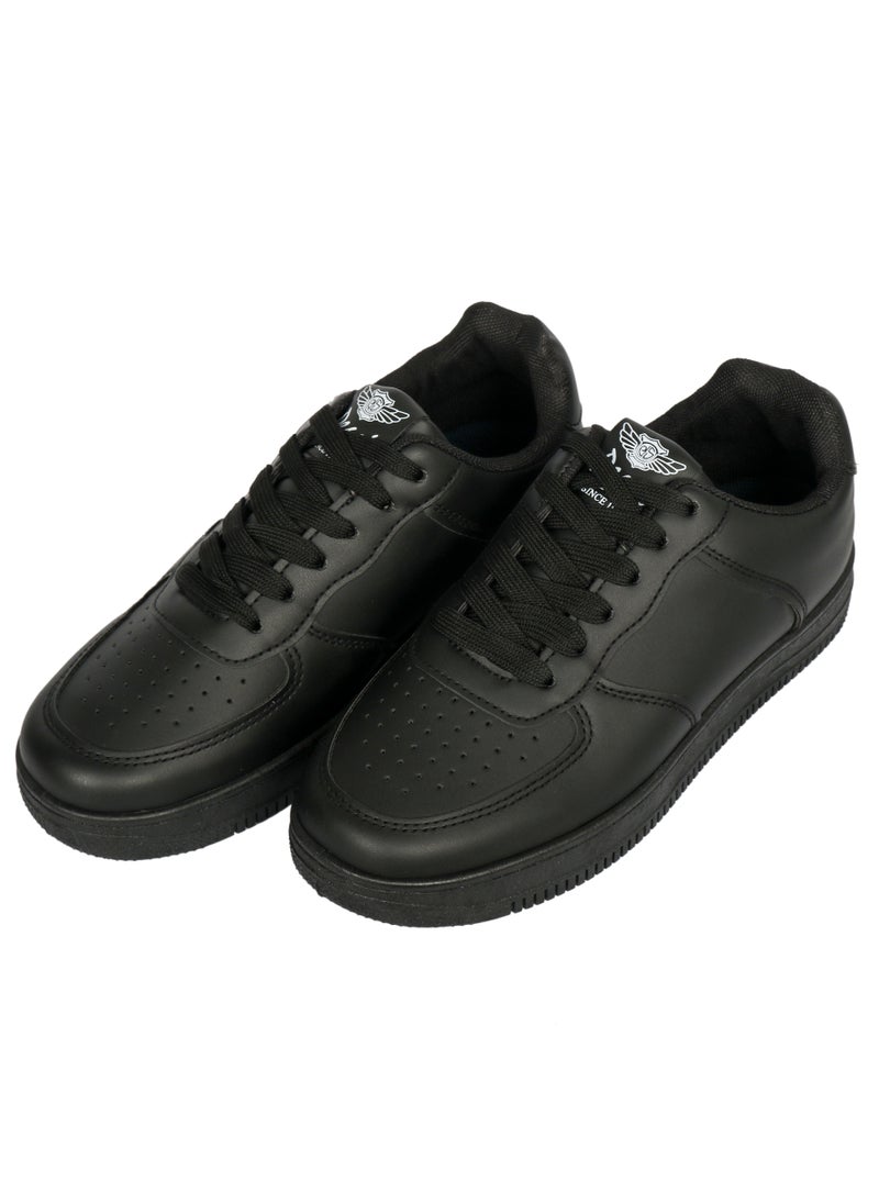 Generic - Women's casual shoes lace up Black - Image 1
