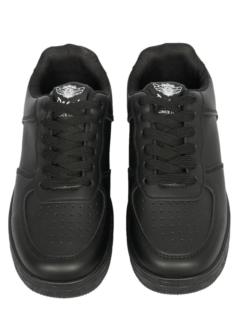 Generic - Women's casual shoes lace up Black - Image 1