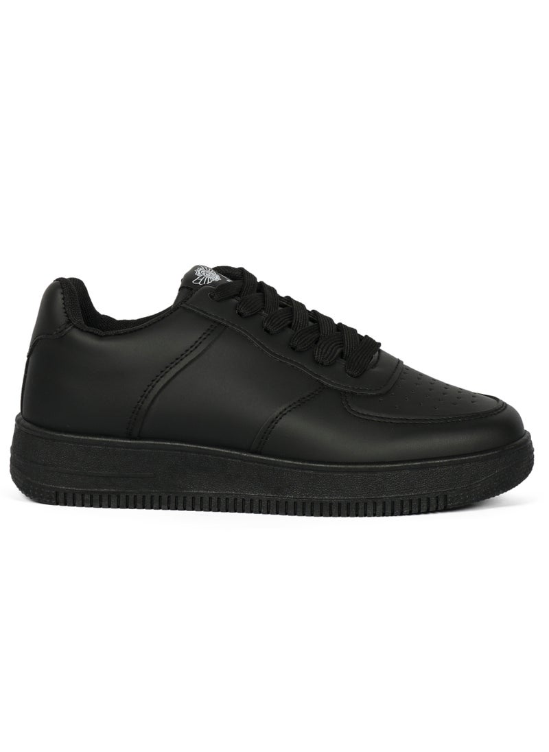 Generic - Women's casual shoes lace up Black - Image 1