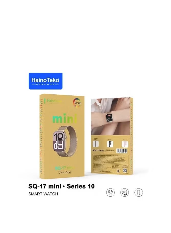 هينو تيكو ساعة هاينو تيكو الذكية SQ-17 ميني جولد - Image 3