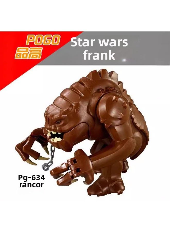 null - Pin Gao Building Blocks PG634 Star Wars Series Rank Rancor Monster Man Building Bags For Foreign Trade-Color:PG634 (Rank) - Image 1