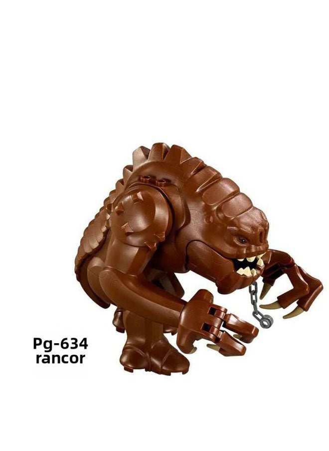 null - Pin Gao Building Blocks PG634 Star Wars Series Rank Rancor Monster Man Building Bags For Foreign Trade-Color:PG634 (Rank) - Image 1