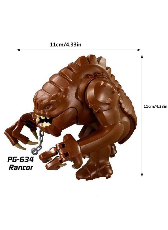null - Pin Gao Building Blocks PG634 Star Wars Series Rank Rancor Monster Man Building Bags For Foreign Trade-Color:PG634 (Rank) - Image 1