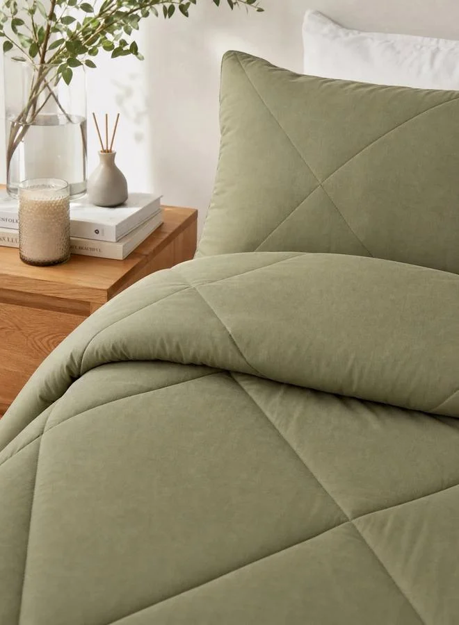 Styli 1-Piece Solid Comforter, Micro Fiber Single 90X100 Inches