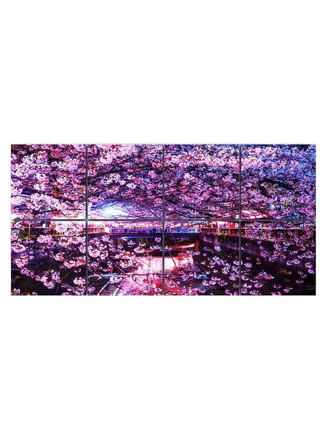 نيبمينينت مجموعة رسومات جدارية مطبوعة من 8 قطع بدون إطار متعدد الألوان 100 x 60سنتيمتر - Image 1