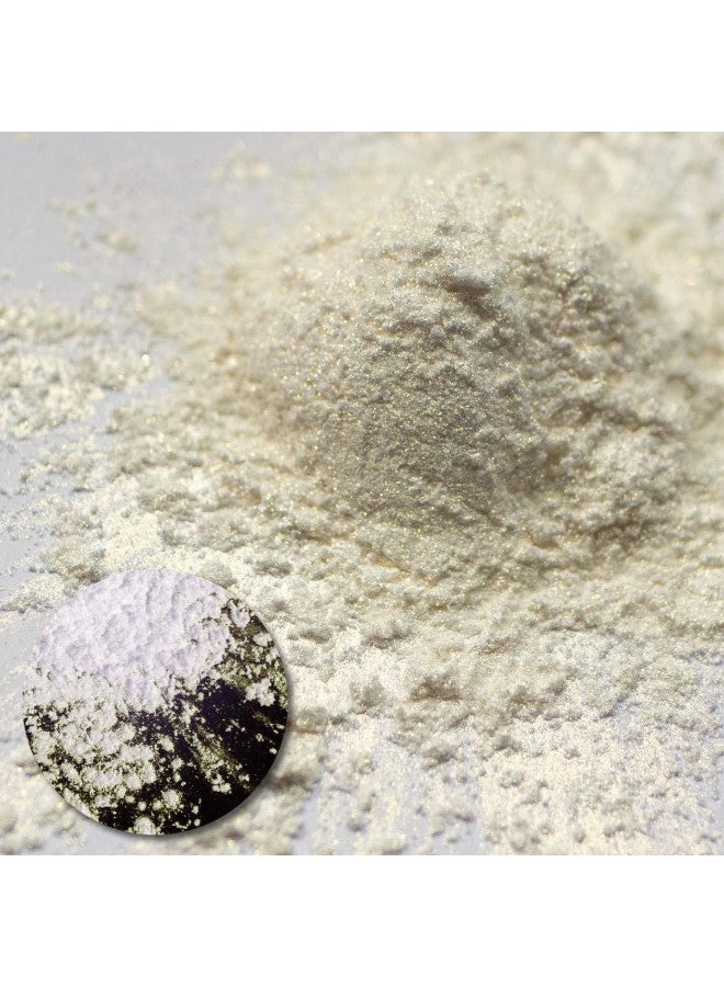 ceya Ceya Interference Mica Powder, 1.8oz/ 50g Ghost Gold Chrome Nail Powder, Cosmetic Grade Pearlescent Effect Color Shift Pigment for Epoxy Resin, Makeup, Nail Polish, Soap Dye, Candle Making,Slime,Paint - Image 1