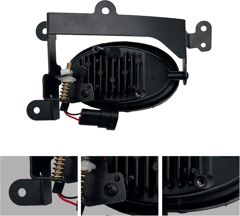 Shocklight LED Fog Lights for 2006-2008 Honda Civic 2 Door with Switch and Wiring Harness - Image 5
