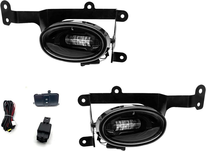 Shocklight LED Fog Lights for 2006-2008 Honda Civic 2 Door with Switch and Wiring Harness - Image 1