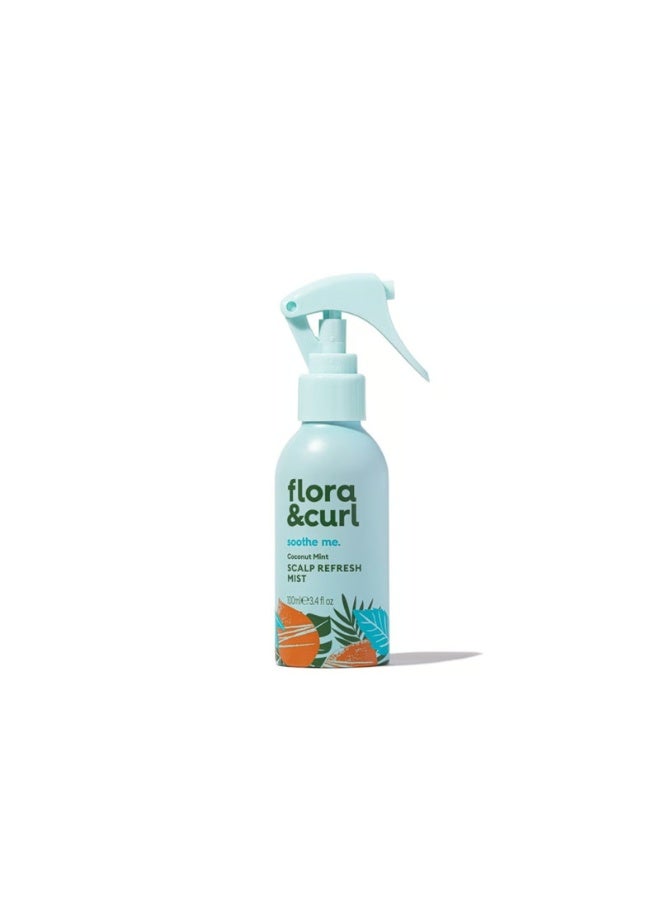 Flora & Curl soothe me. Coconut Mint Scalp Refresh Mist 100ml - Image 1