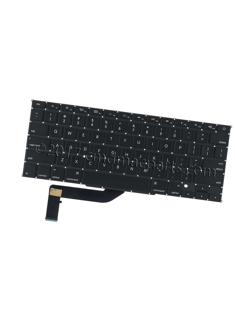 MM - Keyboard US  ARABIC  ENGLISH  MacBook Pro 15-Inch A1398 2013-2015 Retina MC975LL/A MC976LL/A MGXA2LL/A MGXC2LL/A MD831LL/A ME665LL/A ME664LL/A with 80 PCE Screws - Image 1