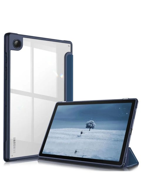 Protective Cover Suitable for Samsung Galaxy Tab A8 10.5 Inch 2022 Model (Sm-X200 X205 X207) Clear Transparent Back Shockproof Shell with Automatic Wake up Sleep Function