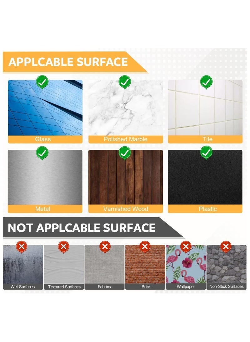 شرائط تعليق الصور شديدة التحمل، شماعات صور لاصقة للجدران، تعليق الصور بدون مسامير، شرائط ملصقات لاصقة قابلة لإعادة التعبئة خالية من التلف لشرائط تثبيت الإطار من الميكاكوز، 24 زوجًا (48 شريطًا)، ابيض - Image 4