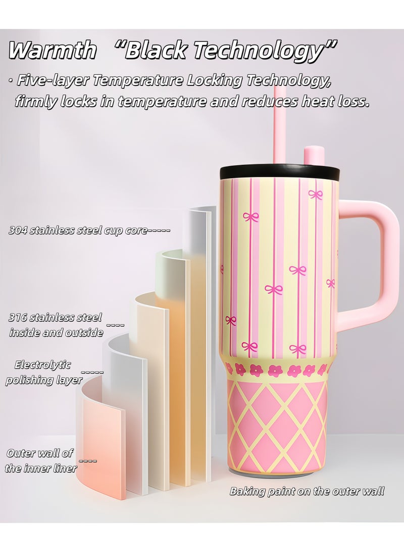 XiuWoo Water Cup，Stainless Steel Vacuum Insulated Tumbler with Lid and Straw for Water,Large-capacity insulated water bottle,with high aesthetic appearance, dual-purpose for keeping cold and hot，Iced Tea or Coffee, Smoothie and More，suitable as a gift for boys and girls（710ml） - Image 5