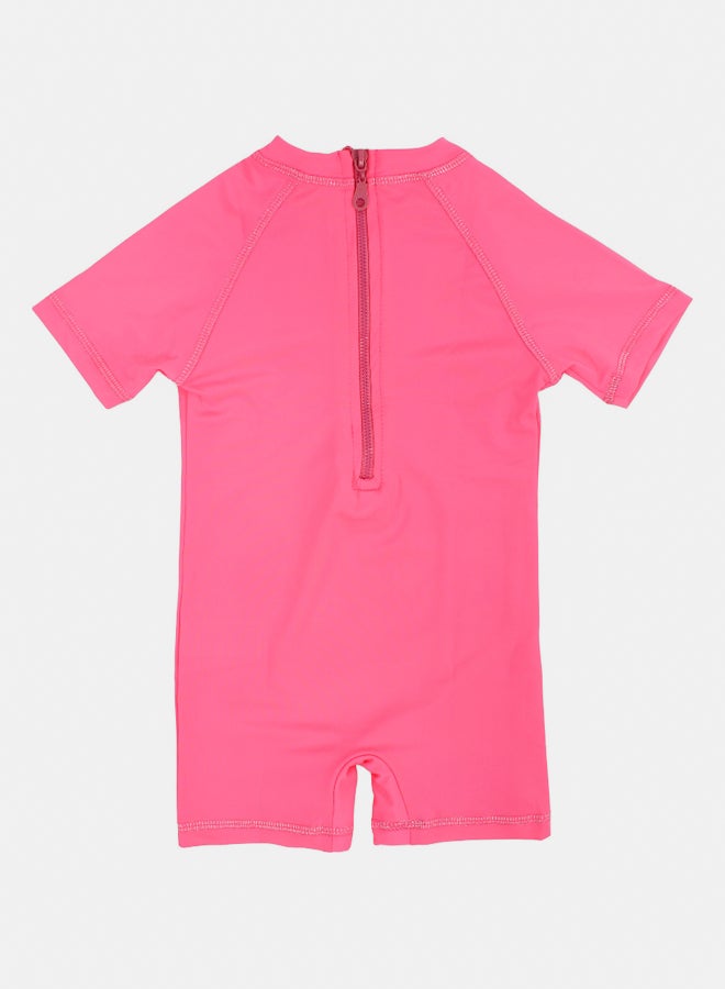 I.Wear I.Wear Girls Overall Swimsuit – Pink with Barbie Print - Image 2