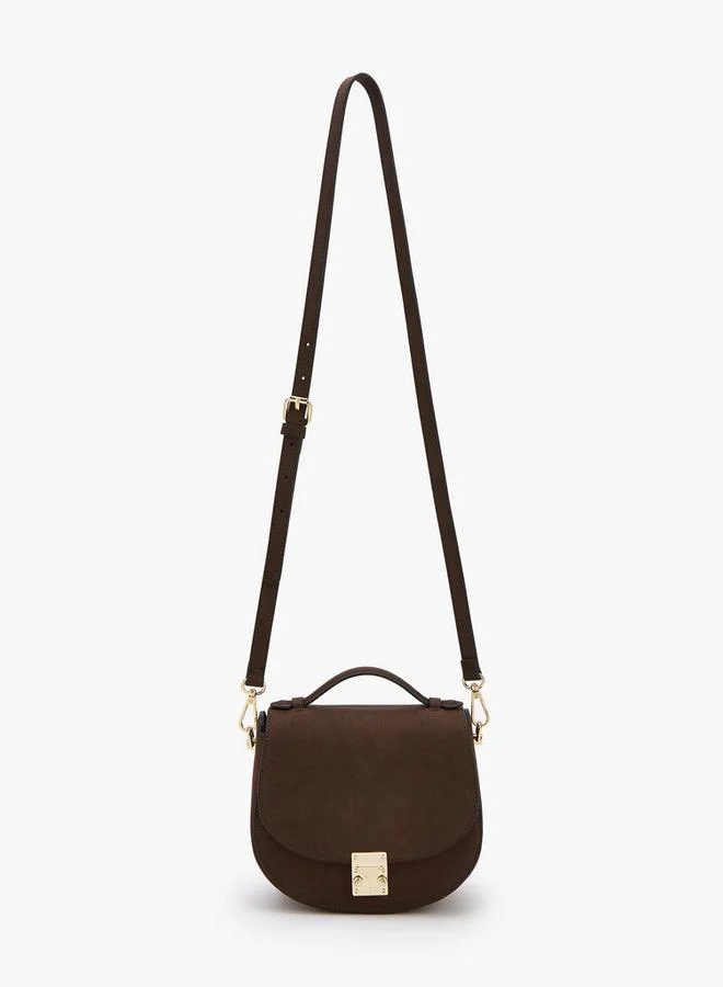 Celeste Solid Crossbody Bag with Detachable Strap
