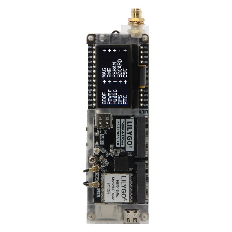 LILYGO لوحة تطوير LILYGO T-BeamSUPREME Meshtastic 915Mhz ESP32-S3 UBLOX M10S GPS TTGO مع وحدة LoRa OLED بحجم 1.3 بوصة SH1106 - Image 4