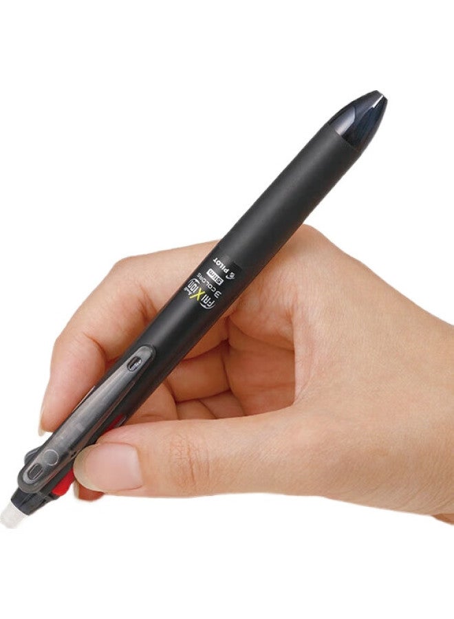 Pilot New Three-Color Retractable Erasable Pen, Gel Pen For Journaling, Students, And Office Use, Lkfbs-60Ef 0.5Mm Light Pink Barrel, Single Pen - Image 2