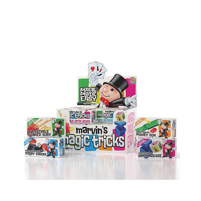 Marvin's Magic Mind Reading X-Ray Vision Activity Kit for Ages 6 with 2 Canisters & Die, L13 x B6.5 x H5 cm - Image 2