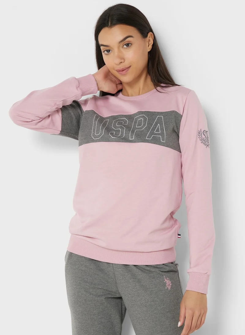 U.S. Polo Assn. High Waist Logo Pyjama Set